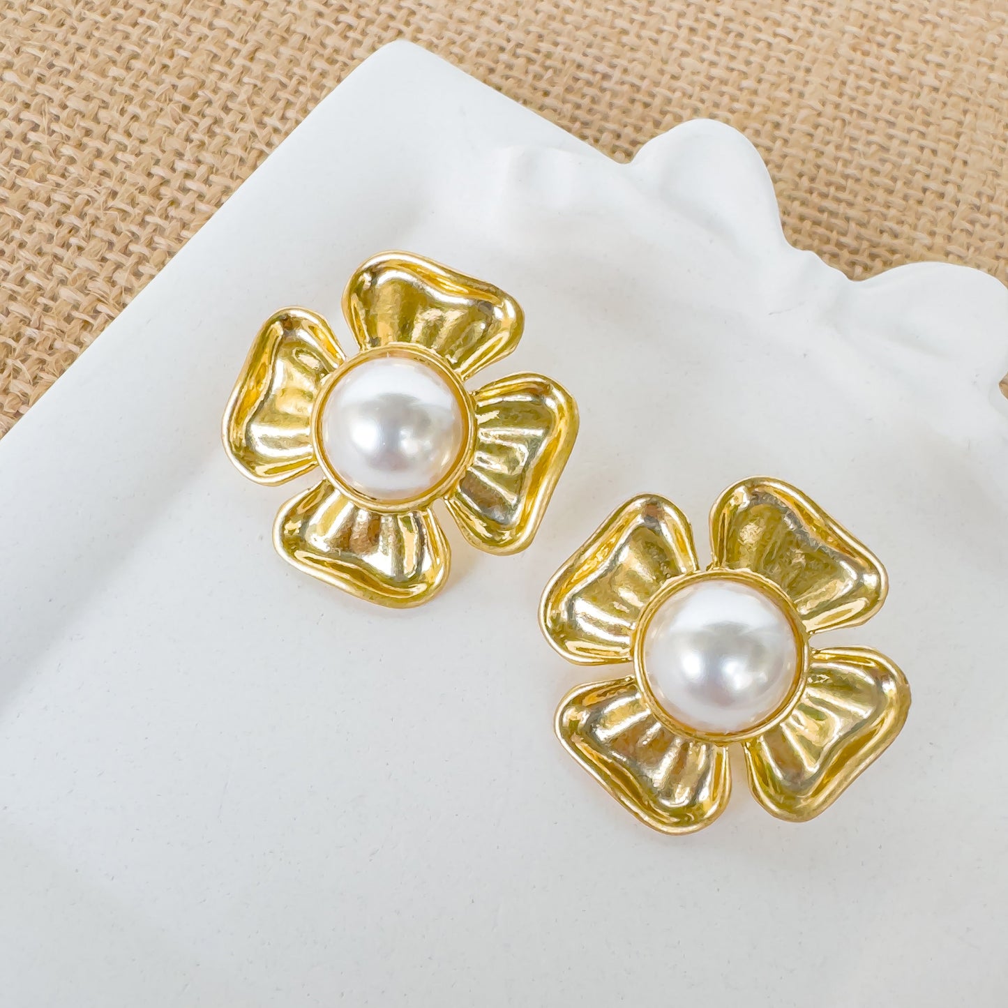 FLOWER STUD EARRING