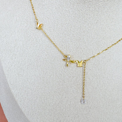 GOLDEN BUTTERFLY NECKLACE