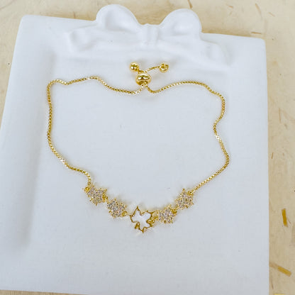 GLOW LEAF ADJUSTABLE BRACELET