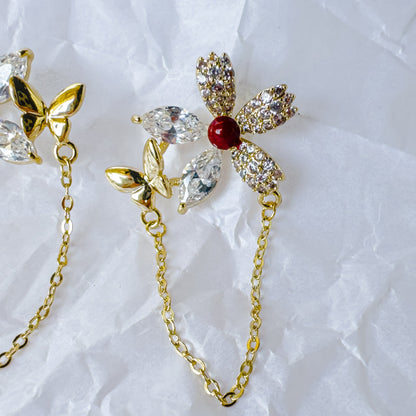 FLOWER FLY EARRING