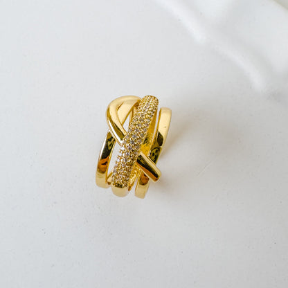 CURVE BAND ADJUSTABLE RING