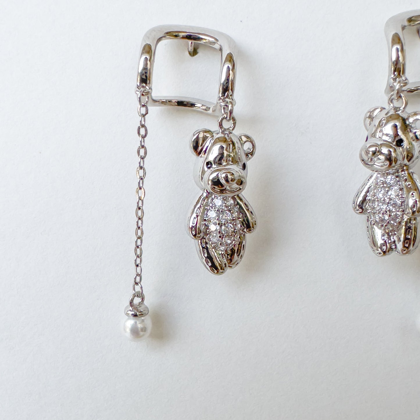 HANGING TEDDY EARRING