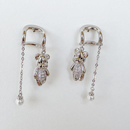 HANGING TEDDY EARRING