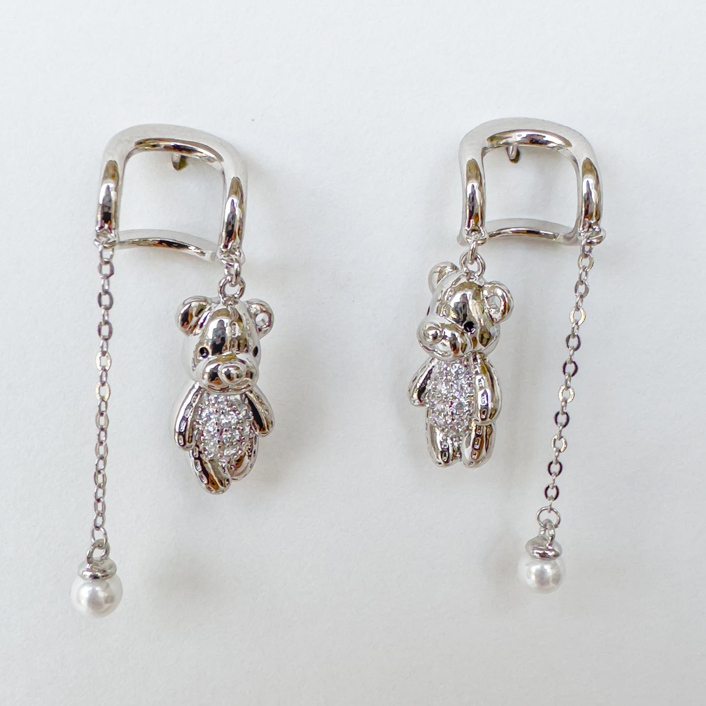 HANGING TEDDY EARRING