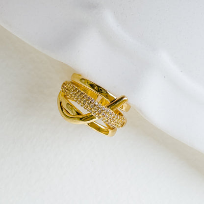 CURVE BAND ADJUSTABLE RING