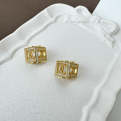 LUXE X CUBE EARRING