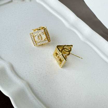 LUXE X CUBE EARRING